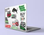 RINKON Stockmarket Stickers Sharemarket Sticker Intraday Trading Best Trade Tradingsetup For Trader Finance Investor Forex Daytrader Stock Market Laptop Stickers PACK OF 10 Vinyl Laptop Decal 15.6