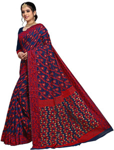 jayant creation Self Design Jamdani Cotton Silk Saree