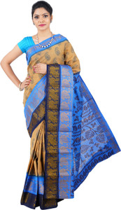 SUNNOVELTY Woven Madurai Pure Cotton Saree