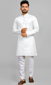 VASUDHA CREATION Men Kurta Pant Set