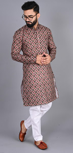 FUBAR Men Kurta Pyjama Set