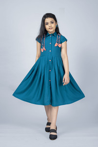 Fashion Dream Girls Below Knee Casual Dress