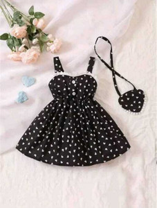 Kidszone Baby Girls Below Knee Casual Dress