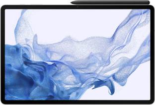 SAMSUNG Galaxy Tab S8+ With Stylus 8 GB RAM 128 GB ROM 12.4 inch with Wi-Fi+5G Tablet (Silver)