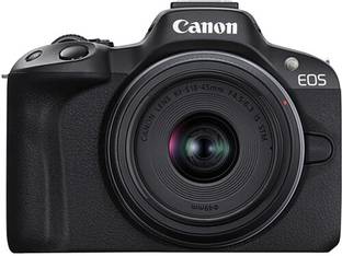 Canon EOS R50 Mirrorless Camera Body with RF - S 18 - 45 mm f/4.5 - 6.3 IS STM