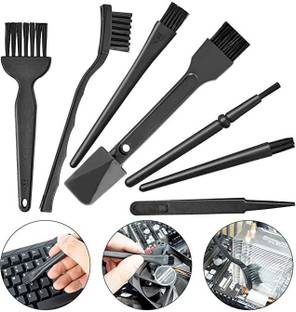 Ever Forever Small Portable Plastic Handle Nylon Anti Static Cleaning Brush Kit Combo Set