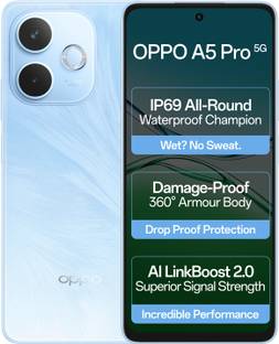 OPPO A5 Pro 5G (Feather Blue, 128 GB)
