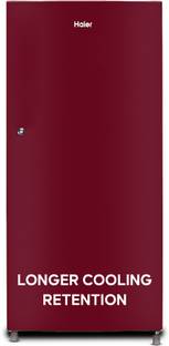 Haier 190 L Direct Cool Single Door 2 Star Refrigerator  with 1 Hour Icing TechnologyToughned Glass Sh...