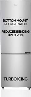 Haier 237 L Frost Free Double Door 2 Star Convertible Refrigerator  with Convertible 8-in-1Turbo Icing