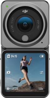 dji Action 2 Dual Screen Combo Dual Screen Combo with Front Touchscreen, Magnetic Versatility, 4K Reco...