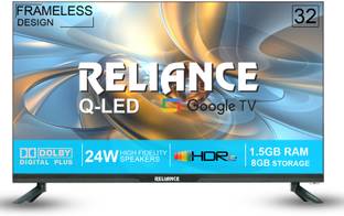 Reliance 80 cm (32 inch) HD Ready LED Smart Google TV 2025 Edition with Next Generation Google Smart Q...