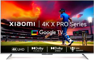 Mi by Xiaomi X Pro 125 cm (50 inch) Ultra HD (4K) LED Smart Google TV with Dolby Vision IQ | HDR10+ | ...