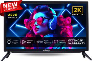 Uniboom ULTIMA 60 cm (24 inch) HD Ready LED Smart Android TV 2025 Edition with 30W Sounbar Edition - A...