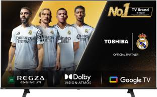TOSHIBA C350NP 189 cm (75 inch) Ultra HD (4K) LED Smart Google TV with Dolby Vision Atmos and REGZA En...