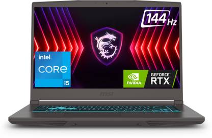 MSI Thin 15 Intel Core i5 12th Gen 12450H - (16 GB/512 GB SSD/Windows 11 Home/4 GB Graphics/NVIDIA GeForce RTX 3050/144 Hz) Thin 15 B12UC-1692IN Gaming Laptop