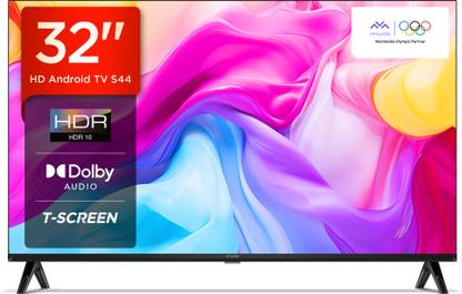 iFFALCON by TCL S44 79.97 cm (32 inch) HD Ready LED Smart Android TV with Metallic Bezel Less and Chromecast built-in