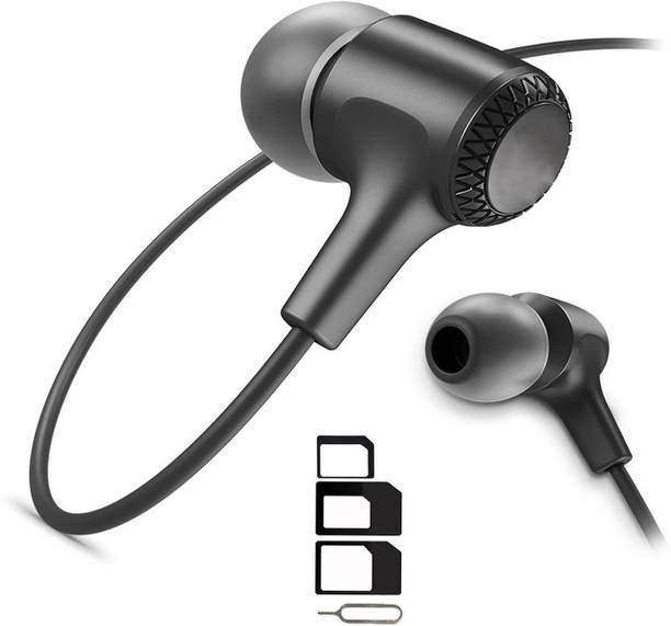 ShopMagics Headphone Accessory Combo for Samsung, Motorola, Sony, HTC, LG, Nokia, OPPO, GIONEE, Lenovo, Honor, Asus, Huawei, VIVO, Xiaomi, Google, Panasonic, Micromax, Coolpad, XOLO, Lava, Celkon, Karbonn, ZTE, Iball, Swipe, Alcatel, Meizu, Yu, Galaxy S7/S6/Edge/Plus, Note 5/4, LG, Nexus, HTC, Motorola Moto G4/G4 Plus , Xiaomi Mi Redmi Note 3/4/5 Android, tablets Earphones Original Like Headsets In-Ear Headphone Hands-free With Mic, 3.5mm Jack