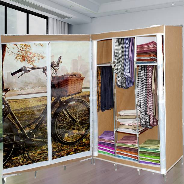 SPIRITED 6 Shelves,1 Door_C4 PP Collapsible Wardrobe