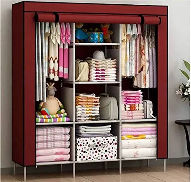 Best Care Micro Fiber Portable Foldable for Clothes Carbon Steel Collapsible Wardrobe