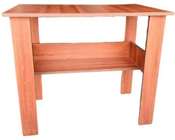 KVS Furniture Engineered Wood Computer Desk with One Tier Shelves Laptop Study Table Engineered Wood Computer Desk