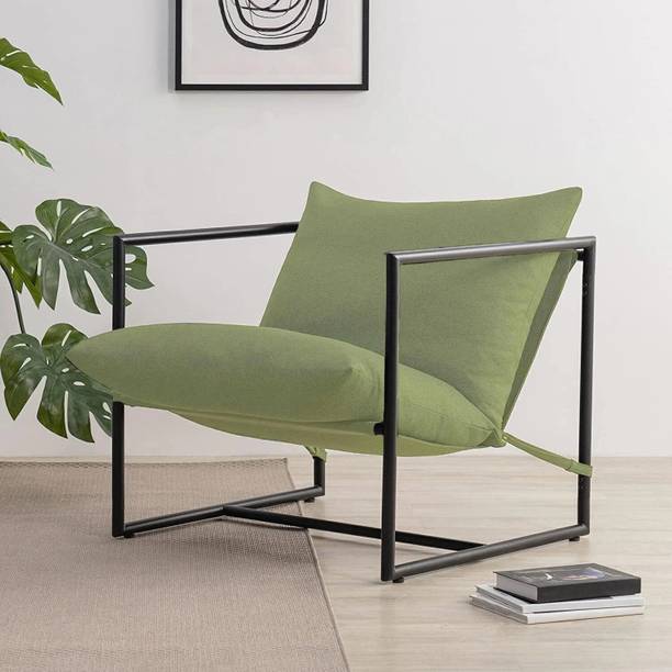 Jeometri Rio Sling Chair For Living Room, Bedroom, Garden, Balcony | Solid & Comfortable Metal Living Room Chair