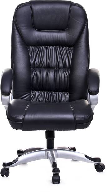 Adiko Stylish Director Executive Office Chair in Black Leatherette Office Executive Chair