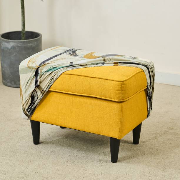 HOKiPO Polyester Abstract 1 Seater Chair Cover