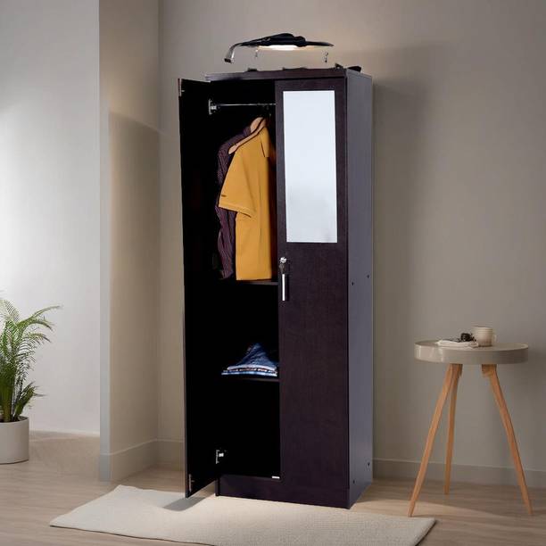 DeckUp Cove Engineered Wood 2 Door Wardrobe